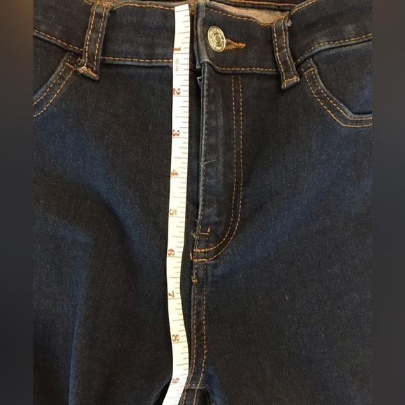 Mango Jane Straight Leg Skinny Dark Wash Jeans size 4 - Picture 8 of 13